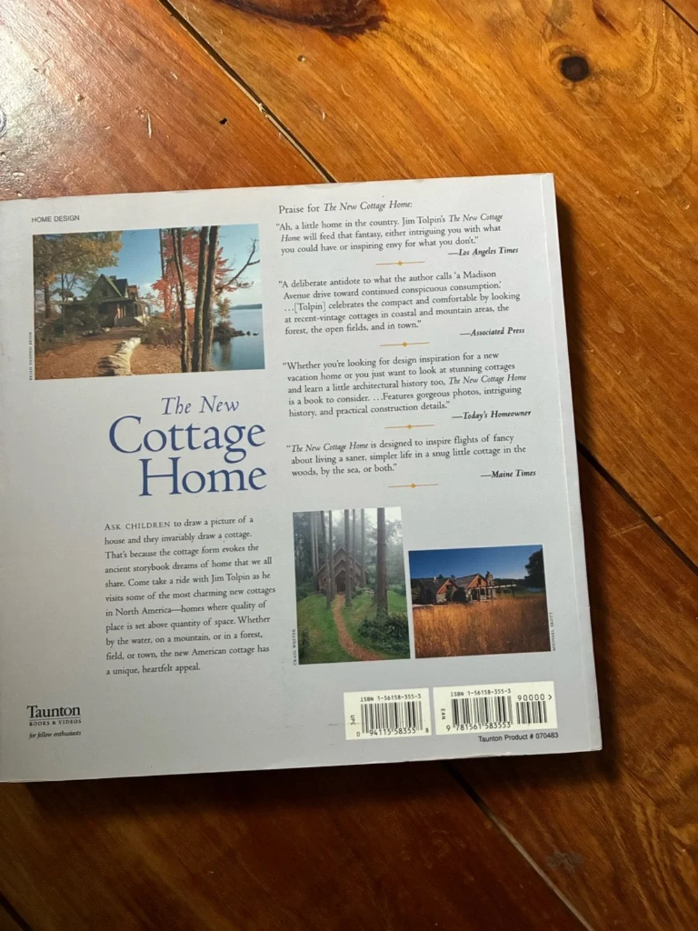 The New Cottage Home by - Blue/Cream Cover